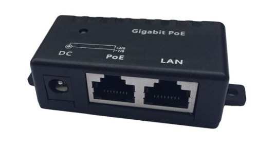 Adapter Gigabit PoE Power over Ethernet z diodą LED