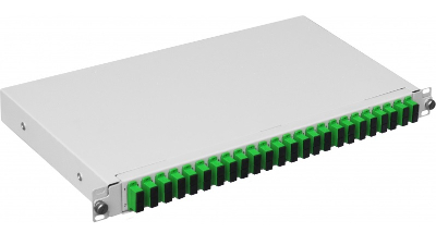 Sliding Fiber optics enclosure PS 19" 1U SC 24 Duplex