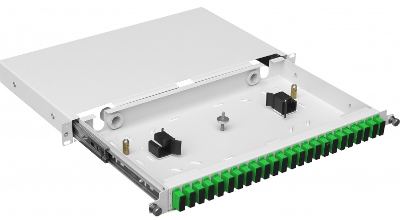 Sliding Fiber optics enclosure PS 19" 1U SC 24 Duplex