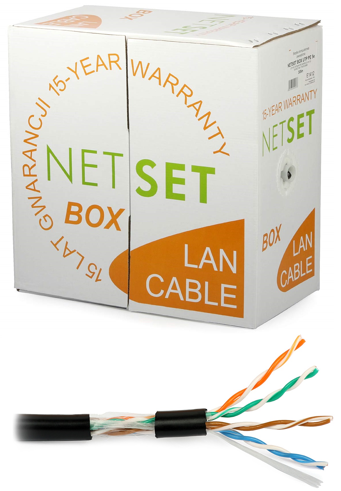 Kabel NETSET UTP zewnętrzny CAT5e