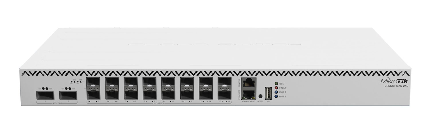 RouterBoard CRS518-16XS-2XQ-RM Mikrotik