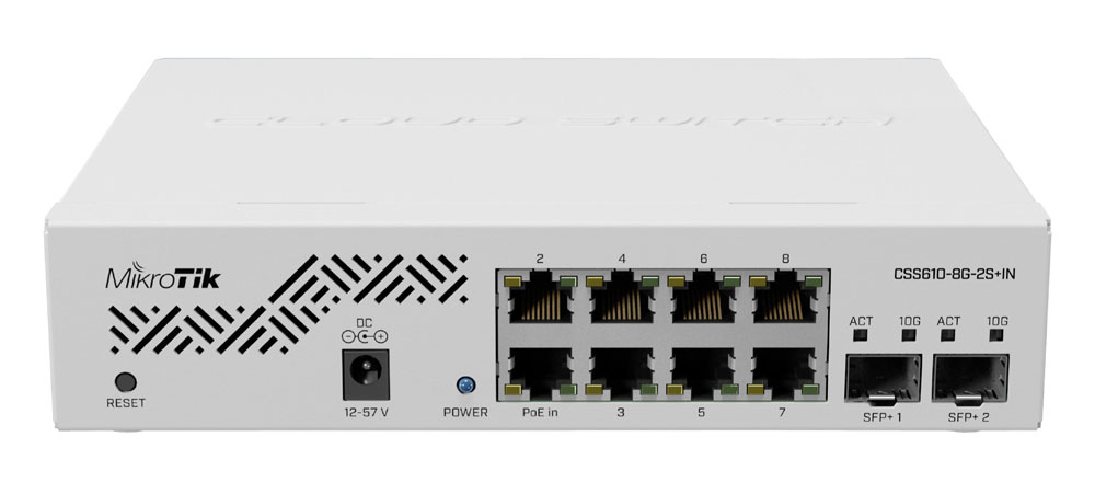 RouterBoard CSS610-8G-2S+IN Mikrotik