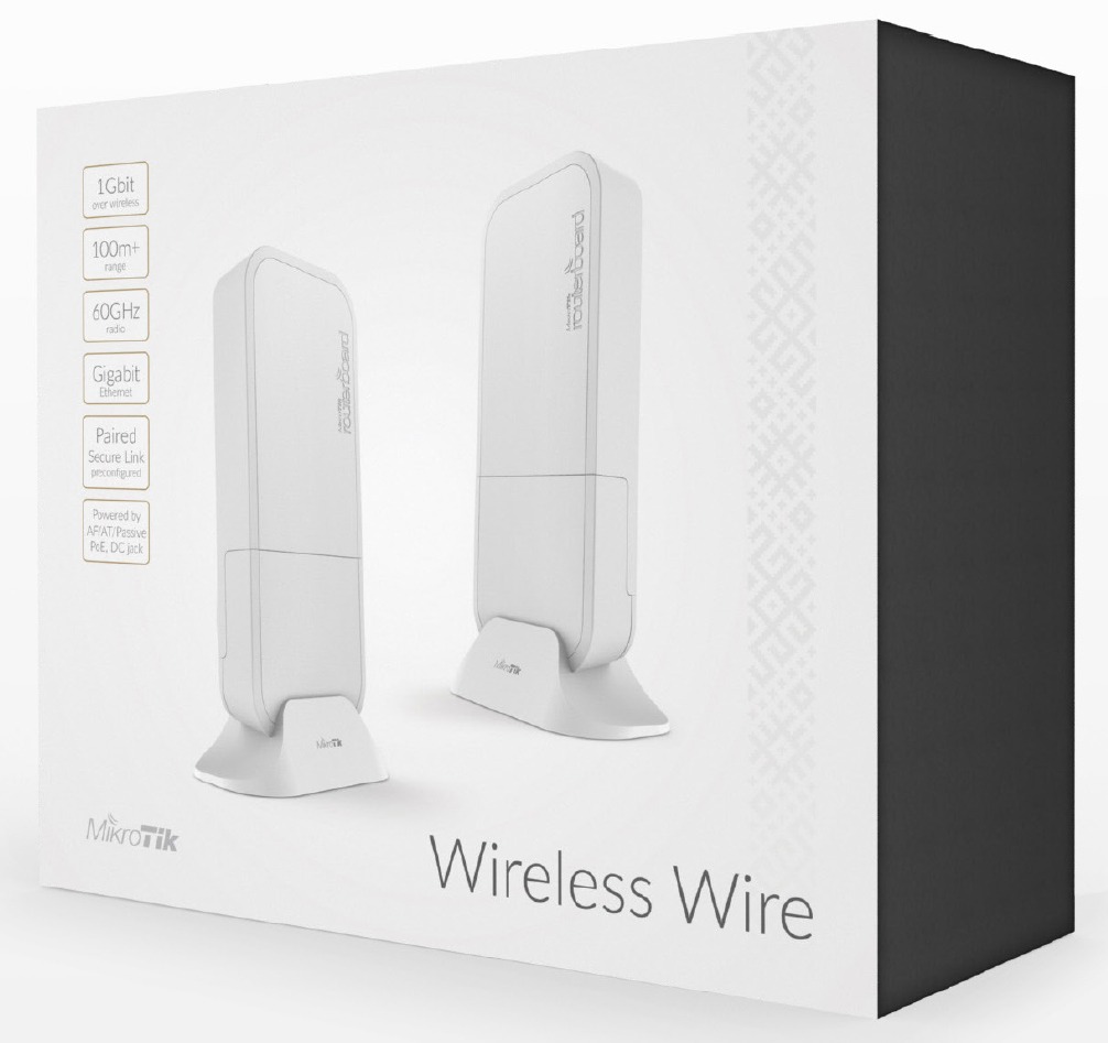 Wireless Wire (RBwAPG-60ad kit) Mikrotik