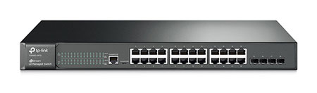 TP-Link T2600G-28TS (SG3424) switch (przełącznik) JetStream L2 24x GE 4x SFP