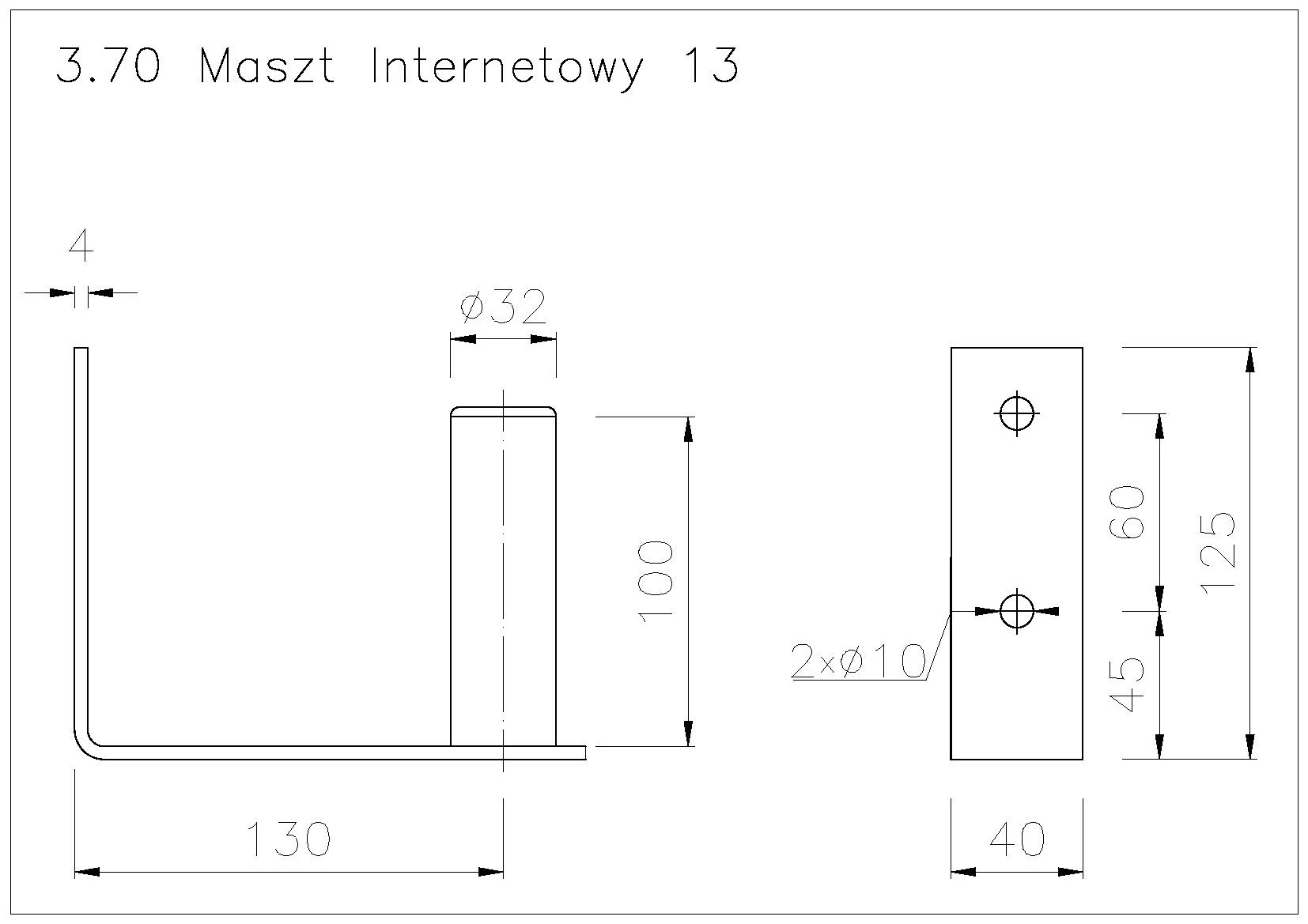 Antenna bracket Z-10