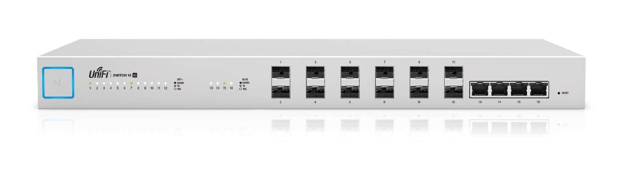 UniFi XG Switch (US-16-XG) 16ポート Ubiquiti US-16-XG - Inter Projekt S.A. Store