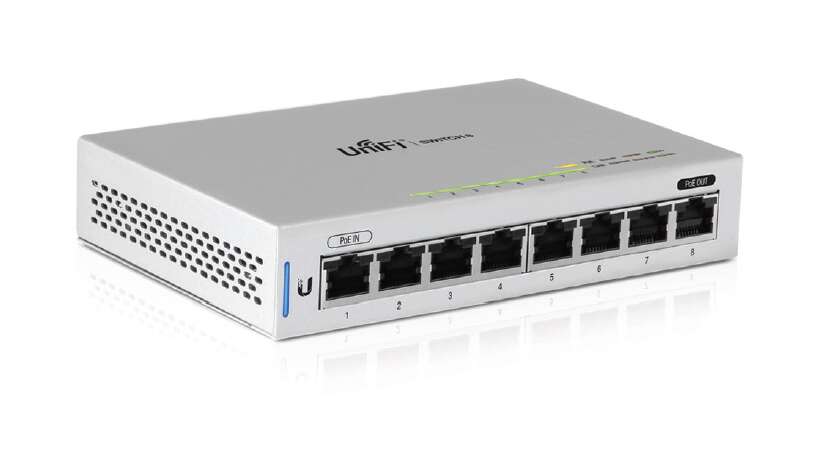 Ubiquiti UniFi Switch 8 port Non-PoE model, 5-pack (US-8-5)