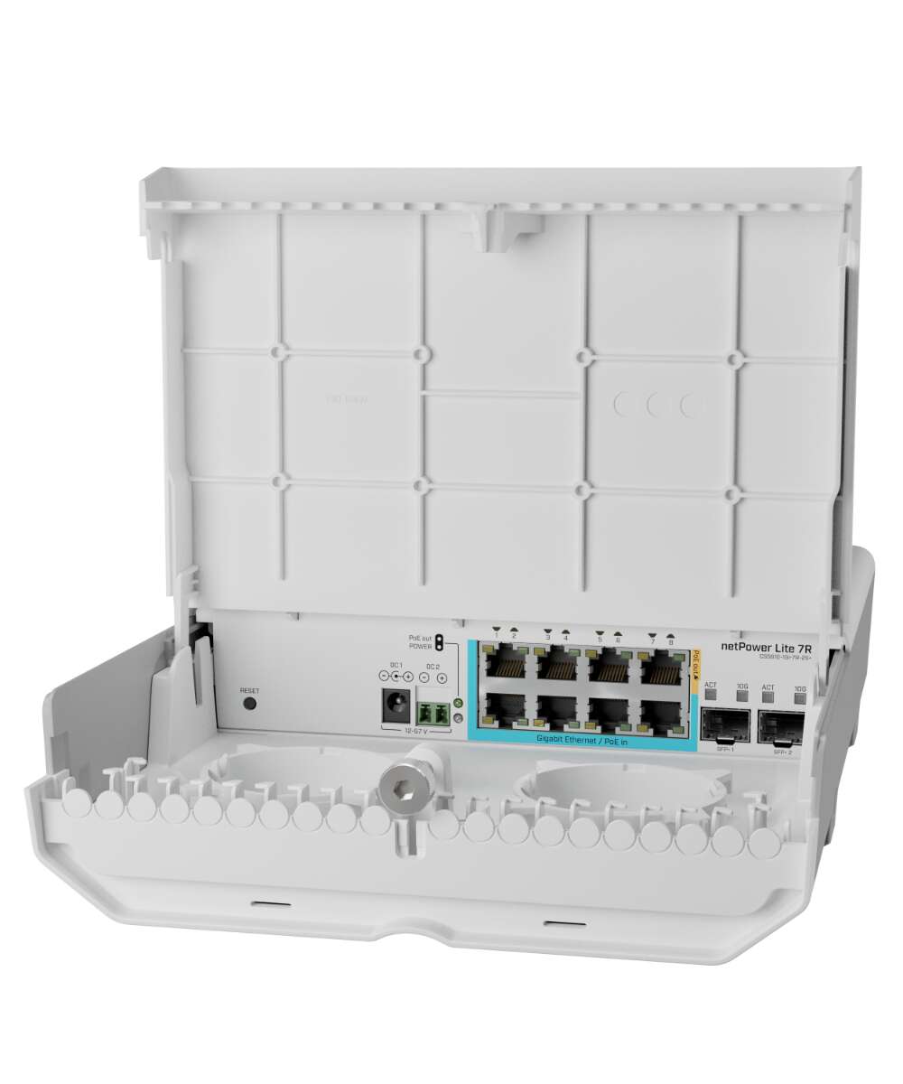 Mikrotik CSS610-1Gi-7R-2S+OUT (netPower Lite 7R)