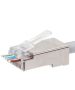 Getfort Connector RJ45 UTP Cat5e Passthrough shielded 8P8C (100 pieces)