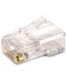 Getfort Connector RJ45 UTP Cat6 Passthrough unshielded 8P8C (100 pieces)