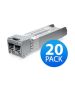 Ubiquiti 10G Multi-Mode Optical Module - Wkładka SFP+ 10G, 850 nm, 400 m, 20 szt. (UACC-OM-MM-10G-D-20)