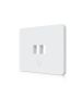 Ubiquiti Universal Paintable Keystone Wall Plate, 4-Pack - UACC-WP-Keystone-H-2P
