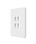 Ubiquiti Universal Paintable Keystone Wall Plate, 4-Pack - UACC-WP-Keystone-V-4P