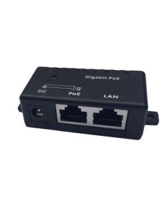 Adapter GigaBit PoE dla ALIX i RB - CZARNY z diodą LED