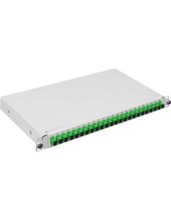 Mantar - Sliding Fiber optics enclosure PS 19" 1U SC 24 Simplex