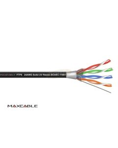 Maxcable :: Kabel FTP5 drut CCA UV czarny 305m