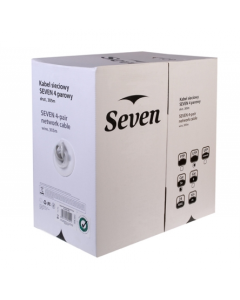 SEVEN :: Kabel sieciowy SEVEN UTP cat.5 Solid Outodoor 4x2 305m BOX