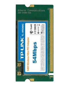 TP-Link :: TL-WN360G - 54Mbps Wireless Mini PCI Adapter