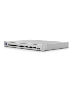 Ubiquiti (USW-Enterprise-24-PoE) UniFi Layer 3, PoE switch (12) 2.5GbE ports, (12) GbE ports, and (2) 10G SFP