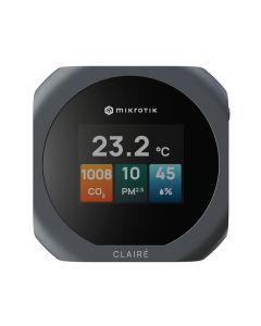 MikroTik CLAIRÉ - Grey Matter over Thread air quality sensor (IAQM-THC2PV-G)