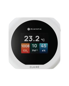 MikroTik CLAIRÉ - White Matter over Thread Air Quality Sensor (IAQM-THC2PV-W)