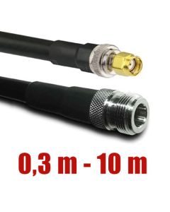 CNT 400 Assembled Antenna Cable with N-female – RP SMA-male