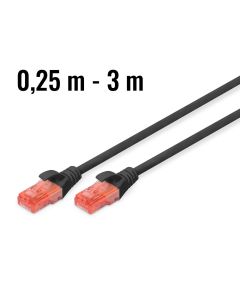 DIGITUS CAT 6 UTP patchcord Black