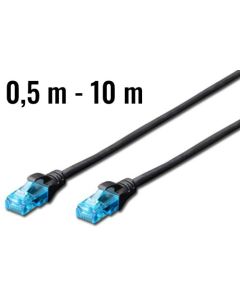 DIGITUS CAT 5e UTP patchcord Black