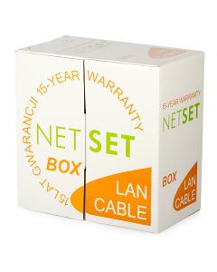 NETSET-UTP-5E-ZEW-ZEL-BOX  - UTP 5e, Gel-filled, Outdoor, Black, 305m, PE coating