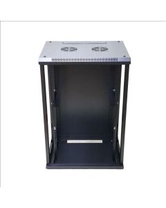 Extralink 18U 600x600 wall mounted cabinet, black EX.16880