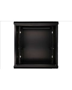 Extralink 12U 600x600 wall-mounted rack cabinet, black