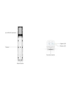 Ubiquiti Glass Break Sensor - Bezprzewodowy czujnik 2-w-1 - ruch, zbicie szkła (USL-GlassBreak)