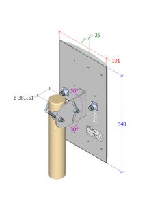 Interline :: antena sektorowa 2.4GHz MIMO HV