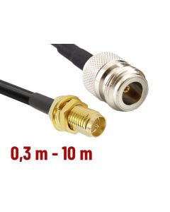 CNT 240 Assembled Antenna Cable with N-female – RP SMA-female