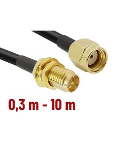 CNT 240 Assembled Antenna Cable with RP SMA-female – RP SMA-male