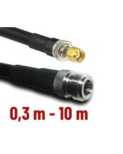 CNT 400 Assembled Antenna Cable with N-female – RP SMA-male