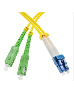 Fiber Optic Patchcord LC/UPC-SC/APC, Single Mode 657A, Duplex