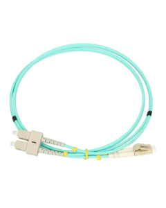 Fiber Optic Patchcord LC/UPC-SC/UPC, Multimode OM3 50/125, DUPLEX