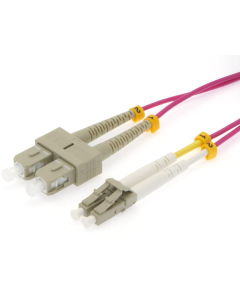 Fiber Optic Patchcord LC/UPC-SC/UPC, Multimode OM4 50/125, DUPLEX