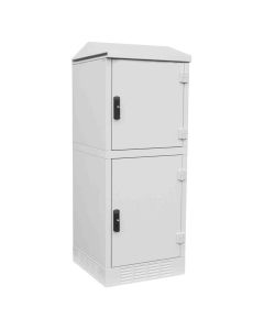 Mantar :: Outdoor cabinet 30U 19" 175/61/61 2 doors 18U and 12U for mounting on the drain SK-1.