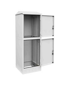 Mantar :: Outdoor cabinet 30U 19" 175/61/61 2 doors 18U and 12U for mounting on the drain SK-1.