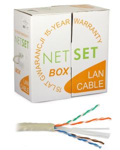 NETSET U UTP CAT 6e BOX Ethernet Cable 100%Cu