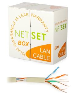 NETSET UTP CAT 5e BOX Ethernet Cable 100%Cu