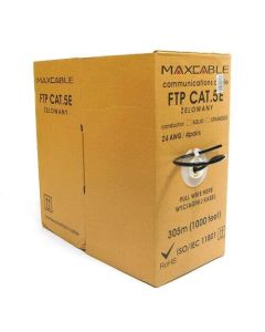 Maxcable FTP CAT 5e Ethernet Cable BOX, 100% Cu + jelly, 305m