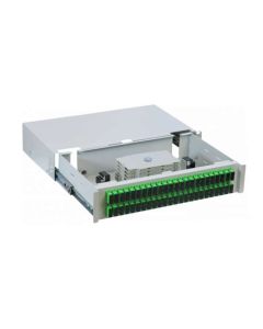 Mantar :: Fiber optic sliding patch panel  PS 19” 2U 48xSC Duplex