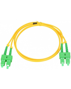 Fiber Optic Patchcord SC/APC-SC/APC, Single Mode 652D, Duplex