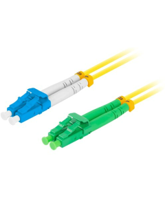 Fiber Optic Patchcord LC/APC-LC/UPC, Single Mode 652D, Duplex