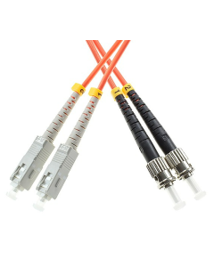 Fiber Optic Patchcord SC/UPC-ST/UPC, Multimode OM2 50/125, DUPLEX