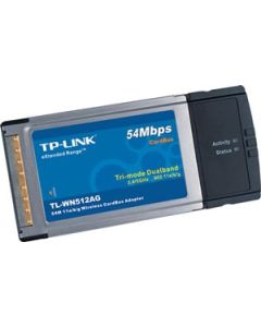 TP-Link :: WN512AG eXtended Range 54M Wireless Cardbus Adapter