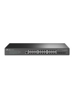 TP-Link :: TL-SG3428X Managed Switch L2+ JetStream, 24 porty gigabitowe, 4 sloty SFP+ 10 Gbit